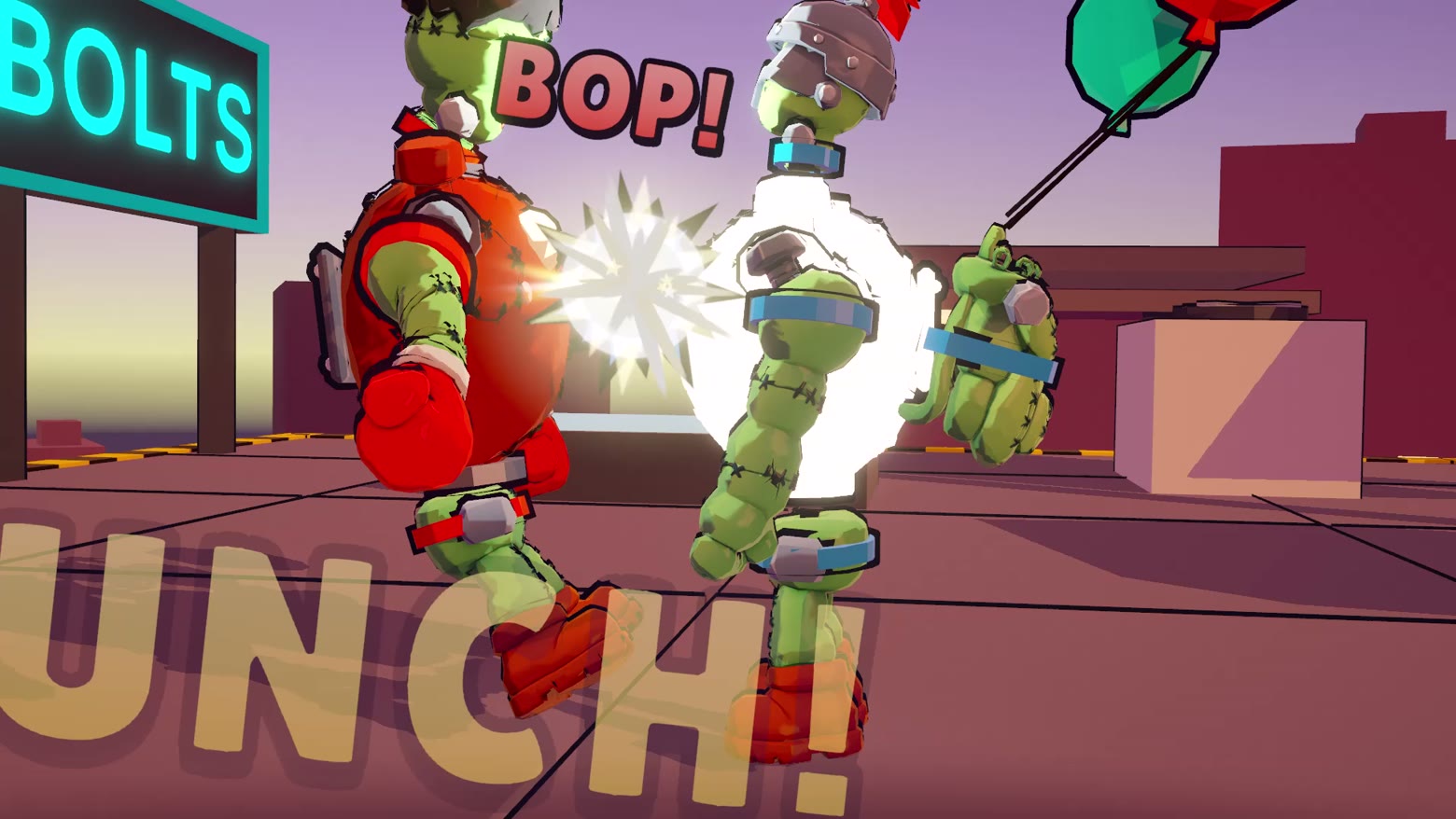 Punch first. Ask which arm that was later.
