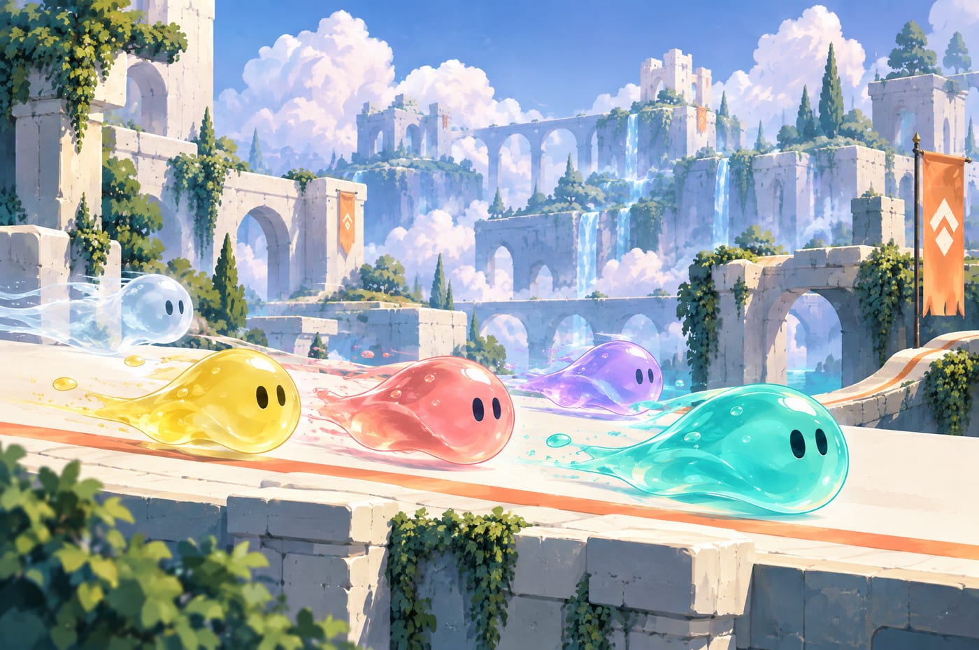 Bring friends. Bring different colours of goo.